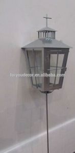 Insertar células madre tumba al aire libre de metal vela linterna - Product Image 3