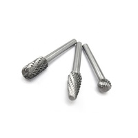 Fresa Rotativa de Carburo F1225 con Vástago de 6.35mm para Amoladora, Ideal para Construcción Naval, Reparación de Maquinaria y Eliminación de Soldaduras de Acero