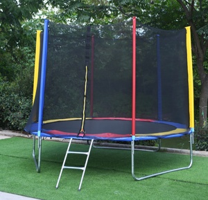 Tengtai 10ft Tùy Chỉnh Ngoài Trời Tập Thể Dục Trampoline Cho Trẻ Em Vòng Thép & ABS An Toàn Net An Toàn Vui Vẻ Cho Lớn Gia Đình - Product Image 2