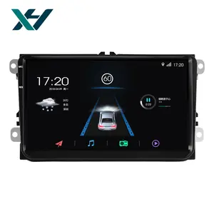 VW VolksWagenゴルフシュコダシート用9インチカービデオAndroid12CarPlayDSPカーラジオGPSナビゲーション