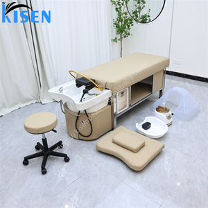 KISEN Cama de Masaje Tailandés para Terapia Capilar con Agua, Negra, de Gran Venta, para Salones de Belleza, Equipo de Salón - Product Image 2