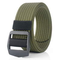 Ceinture décontractée en Nylon à boucle métallique, ceinture en toile pour Jeans, ceinture tactique réglable