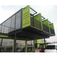 Maison conteneur pliable à double aile extensible à faible coût 20ft 40ft, cabine préfabriquée habitable, vente directe usine pour la vente en gros mondiale