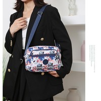 Sac messager vintage en nylon pour femmes, sac fourre-tout, sac bandoulière, sac à bandoulière pour femmes