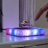 Lampe UFO à lévitation magnétique avec base galaxie à changement de couleur pour la décoration de bureau et les cadeaux