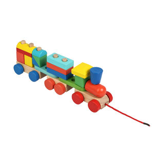 Juego <span class=keywords><strong>de</strong></span> Bloques <span class=keywords><strong>de</strong></span> Madera Montessori <span class=keywords><strong>para</strong></span> Bebés, Columnas, Tren, Cilindros, Juego Educativo <span class=keywords><strong>de</strong></span> Aprendizaje, Regalo <span class=keywords><strong>para</strong></span> Niños - Product Image 5