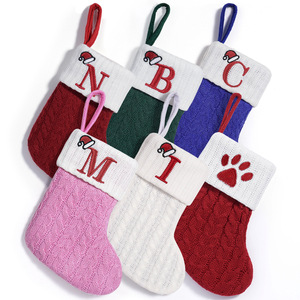 2025 <strong>Stocking</strong> Mini <strong>Christmas</strong> Gift for Holiday Decoration <strong>Christmas</strong> <strong>Stocking</strong> with Embroidered 26 Letters - Product Image 1