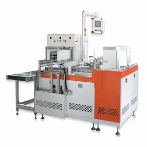 2023 Popular Automatic Iron Sheet and Magnet Pasting sticking Machine for rigid gift box