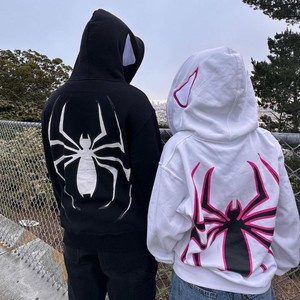 <span class=keywords><strong>Felpa</strong></span> con Cappuccio Spider-Man Y2K 2026, Stile Europeo e Americano, per <span class=keywords><strong>Uomo</strong></span> e Donna, Taglie Grandi, con Zip - Product Image 1