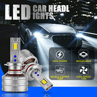 Kit de phares de voiture LED H7 300W 50000LM CANBUS sans erreur H1 H4 H11 Feux antibrouillard 9005 9006 HB3 X45 6000K 12V