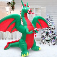 Animatronic film d'animation western dragon bleu dragon pour thème dino partie d'amusement plus grand Dragon gonflable rebond