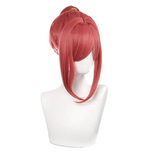 Peluca Sintética Negra Corta Ainizi, Peluca de Cosplay de Mitsuba del Anime Toilet-bound <span class=keywords><strong>Hanako</strong></span>-<span class=keywords><strong>kun</strong></span> para Niñas - Product Image 4