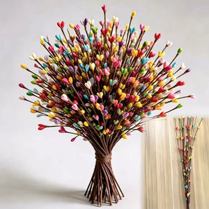 ต้นเบอร์รี่ประดิษฐ์จาก Longing Handicrafts ขนาด 40 ซม. สำหรับตกแต่ง DIY ใช้ทำพวงหรีด สร้อยข้อมือ และงานฝีมือต่างๆ - Product Image 1
