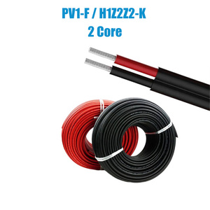 Tuv di alta qualità Twin Core 4mm Pv Dc cavo solare doppio 6mm fili Dual Core cavi solari 10AWG 12AWG - Product Image 2