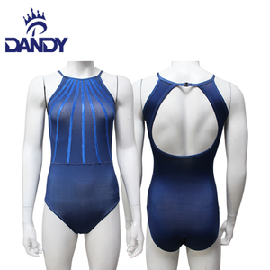 Body in strass lucido per sublimazione uniformi da ginnastica personalizzate abbigliamento da danza e ginnastica bianco e nero - Product Image 6