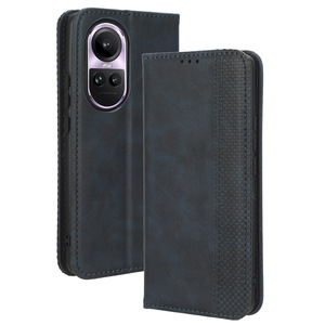 2023 Populaire Commerciële Magnetische Gesp Retro Vintage Lederen Shell Voor <span class=keywords><strong>Oppo</strong></span> Reno10 - Product Image 1