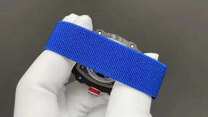 <span class=keywords><strong>Montre</strong></span> en fibre de carbone Daily Leisure - Modèle tendance - <span class=keywords><strong>Montre</strong></span> pour homme - Bracelet en nylon bleu - <span class=keywords><strong>Montre</strong></span> mécanique automatique en <span class=keywords><strong>os</strong></span> - Product Image 6