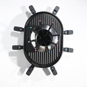 Gril <span class=keywords><strong>à</strong></span> <span class=keywords><strong>fondue</strong></span> <span class=keywords><strong>électrique</strong></span> 1200W avec 8 casseroles antiadhésives et fourchettes en acier inoxydable nettoyage facile détachable pour une utilisation domestique dans les hôtels - Product Image 4