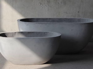 <span class=keywords><strong>Cilindro</strong></span> redondo Moda Jardín Decoración Planta de suelo de gran tamaño Magnesio Arcilla <span class=keywords><strong>Maceta</strong></span> - Product Image 3