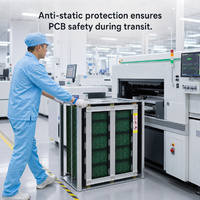Estante Antiestático para Placas SMT Haoputon, Estante de Carga y Descarga Antiestático para Uso en Líneas de Ensamblaje