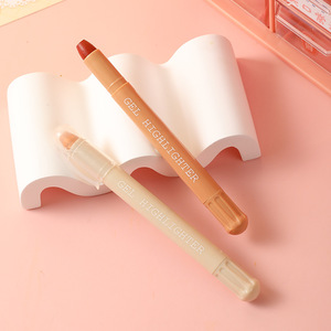 Custom Logo Rotating Solid Highlighter <strong>Pastel</strong> Gel Highlighter for Stationery <strong>Wholesale</strong> - Product Image 1