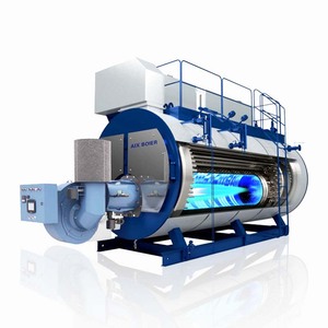 Chaudière à vapeur horizontale à tubes de flamme automatique WNS Série 1-20 tonnes, à économie d'énergie, EcoLow NOx, au <span class=keywords><strong>gaz</strong></span> naturel, au diesel léger et au mazout lourd, Shanghai - Product Image 1