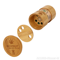 Machine de remplissage de cônes en bambou naturel avec logo laser personnalisé, accessoires de magasin de cigarettes
