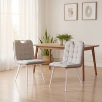 Fauteuil de salle à manger en velours de qualité supérieure - Revêtement de style européen, pieds robustes, vente en gros pour le marché européen
