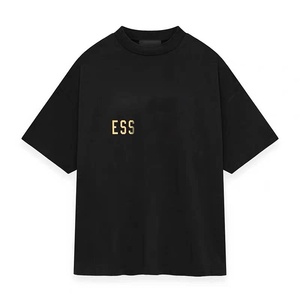 Camiseta <span class=keywords><strong>FAG</strong></span> Crosser de punto de manga corta con cuello redondo, estampada, de la <span class=keywords><strong>marca</strong></span> de moda americana Essential, holgada, informal, con letras y patrón. - Product Image 2