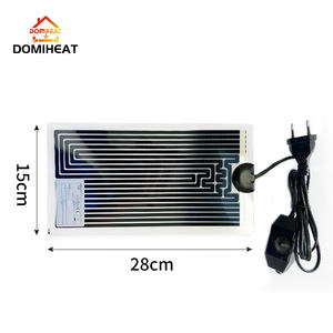 Professional Factory Reptile Heating Pad with EU Plug for Reptile Supplies Incubation Rack System Amphibians 15*28cm 7w - Product Image 1