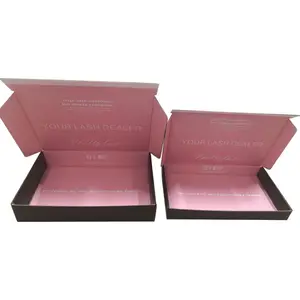 Custom Big Printed Pink Sturdy Universal Corrugated Cardboard Toy Packaging hand tear box Cajas De Carton