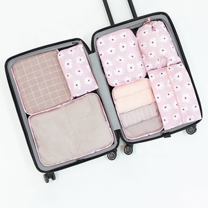 Nhà Máy Du Lịch Lưu Trữ Tổ Chức Túi Trọng Lượng Nhẹ Dày Polyester Hành Lý Tổ Chức Túi 7 Pcs Túi Du Lịch Đóng Gói Khối - Product Image 6