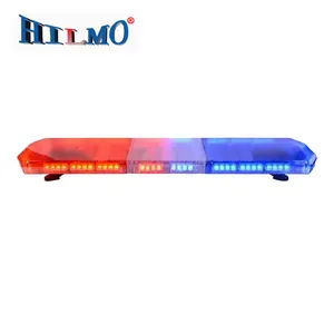 Xe cứu thương xe cứu hỏa giao thông màu đỏ màu xanh nhấp nháy cấu hình thấp LED cảnh báo khẩn cấp R65 e-mark lightbar