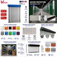 Unités de stockage portables en acier avec porte enroulable – Solution commerciale pour la location de casiers de rangement