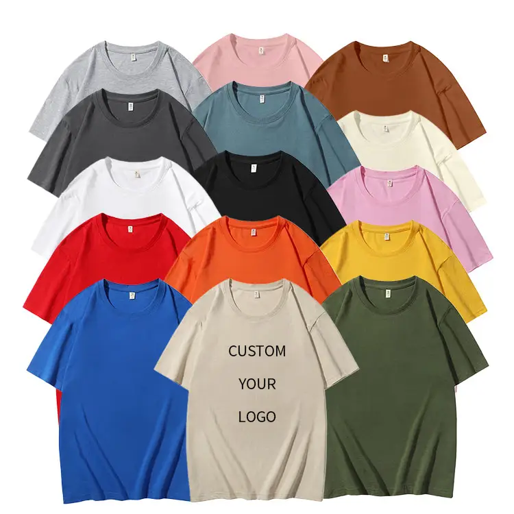 Chất Lượng Cao Trống Unisex T Áo Sơ Mi Khuyến Mại Hữu Cơ T-Shirt Biểu Tượng Tùy Chỉnh Tùy Chỉnh Nhãn Áo Phông Áo Sơ Mi Cho Nam Giới Giản Dị