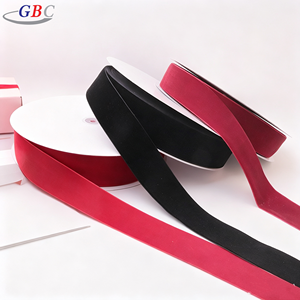 Pita Beludru Berkualitas Tinggi 5cm Tanpa Elastis Pita Beludru Satu Sisi - Product Image 1