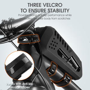 Sac de cadre de vélo en TPU étanche, capacité 1,5 L, coque rigide flexible, fermeture éclair, sangle détachable, écologique - Product Image 4