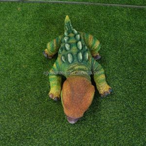 Marionnette de dinosaure bébé Ankylosaurus animatronique réaliste, faite à la main, avec contrôle manuel - Couleur personnalisable, résistante à la corrosion, pour centres commerciaux et aéroports - Product Image 6