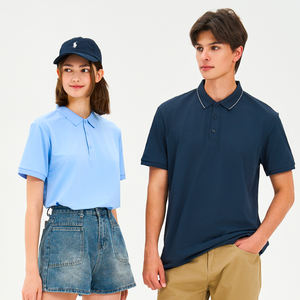 เสื้อโปโลคอปกปักโลโก้ตามสั่ง ราคาแข่งขัน เสื้อโปโลสำหรับตีกอล์ฟ เสื้อยืดโปโล 50% โพลีเอสเตอร์ เสื้อโปโลชาย - Product Image 5