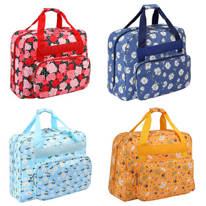 Sac de rangement portable pour mini machine à coudre à pois, organisateur suspendu pour machine à coudre domestique, étui de transport - Product Image 1