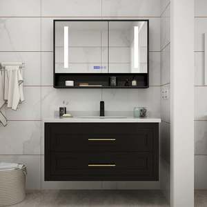 Strength Factory Customized Bathroom Furniture, Washbasin, Wooden Bathroom Cabinet, <b>Vanity</b> with Mirror - Product Image 4