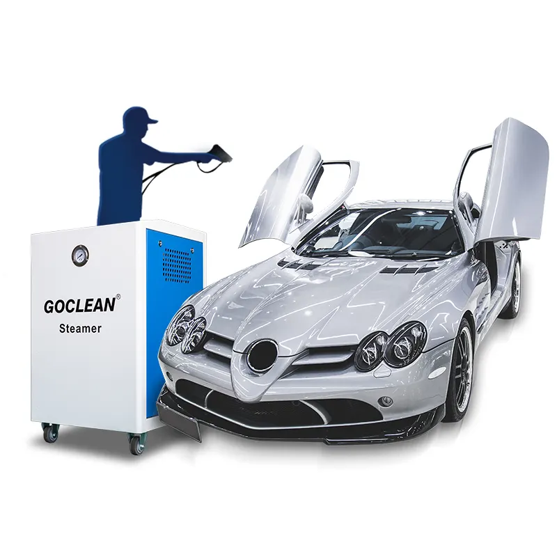 Goclean водосберегающая Паровая машина для ухода за автомобилем переносная Автомойка электрическая струйная Паровая Машина для мойки автомобиля