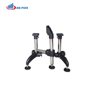 Pieds articulés AS-FLEX pour équipement lourd, pieds de nivellement, pieds pivotants réglables, plaqués zinc, composant de machine de convoyage, garantie 1 an