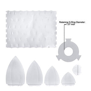 Nicro Custom Japanese Style Home Creative Hanging Art Lightning Paper lampade a sospensione fiore di loto paralume Puzzle paralume - Product Image 3