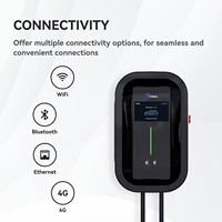 Tpson Nouvelle station de recharge murale pour véhicule électrique portable 7KW 32A Type 1/2 GBT IP65 avec garantie de 2 ans