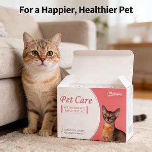 Katten Diagnostische Testkits Veterinaire Diagnostische <span class=keywords><strong>Kit</strong></span> Felv Fiv Fhw <span class=keywords><strong>Feline</strong></span> <span class=keywords><strong>Leukemia</strong></span> Virus Antigeen Snelle Zelftest <span class=keywords><strong>Kit</strong></span> - Product Image 4
