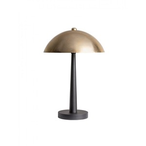 Modern Minimalist Table Lamp Gold Metal Mushroom Design LED <b>Light</b> Source E27 Base Bedroom Living Room <b>Decor</b> - Product Image 3