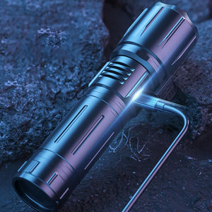 Nieuwe Draagbare Digitale Power Display Hoge Lumen Linterna Lantaarn Usb Oplaadbare Witte Led Zaklamp Tactische Zaklamp - Product Image 3