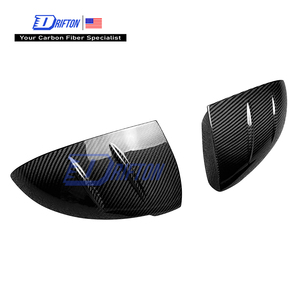 MSY Style Dry Carbon Fiber <b>Side</b> Mirror Caps For Bentley Continental GT GTC 2018-2024 - Product Image 3
