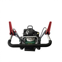 Desbrozadora de gasolina de alta potencia KONTORY KPT560S-PRO, cortacésped autopropulsado manual, recortadora de césped profesional para bricolaje